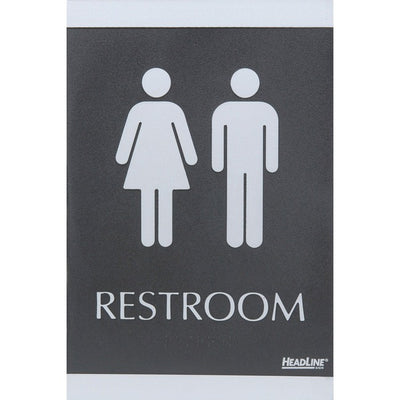 Headline Century Series Restroom ADA Sign (USS4249)