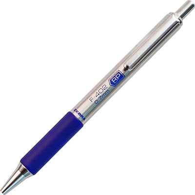 PEN F-402 RETR.BALL POINT BLUE (ZEB29220)