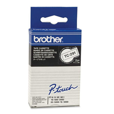 Brother P-Touch TC291 Laminated Tape (BRTTC291)