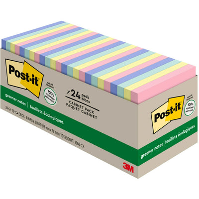 POST-IT RECY.3X3 CANARY (MMM833039)