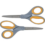Westcott 8" Straight Soft Handle Titanium-Bonded Glide Scissors (ACM13901)