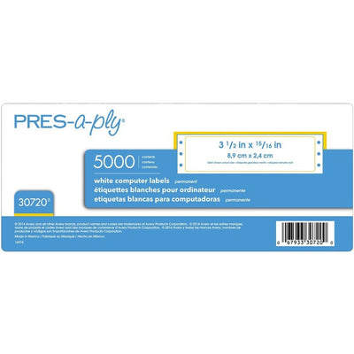 LABEL,TAB,3-1/2X15/16,WE,5M (AVE30720)