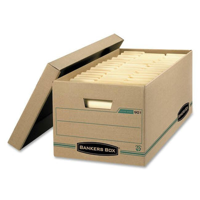 Fellowes Bankers Box Recycled ENVIRO/STOR Transfer Box 12" x 24" x 10" 12/box (FEL00901)