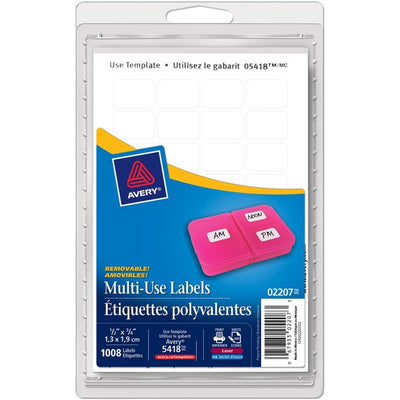 LABEL RECT*.5x.75 S.812 *1008 (AVE02207)