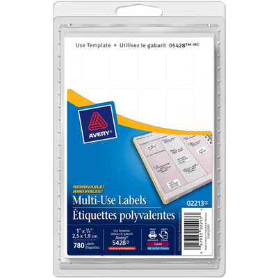 LABEL RECT*.75x1 S1216*780/PK (AVE02213)