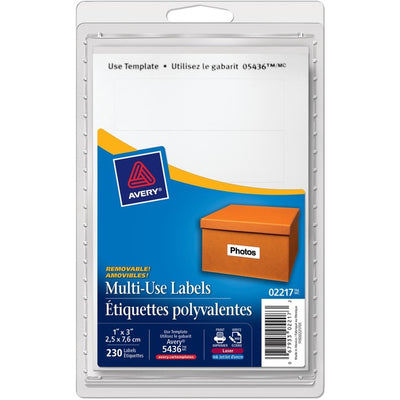 LABEL RECT*1x3  S.1648*230/PK (AVE02217)