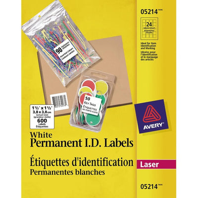 LASER LABEL 1.5x1.5     *6C/PK (AVE05214)