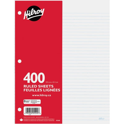 Hilroy 7mm Ruled With Margin Filler Paper (HLR05240)