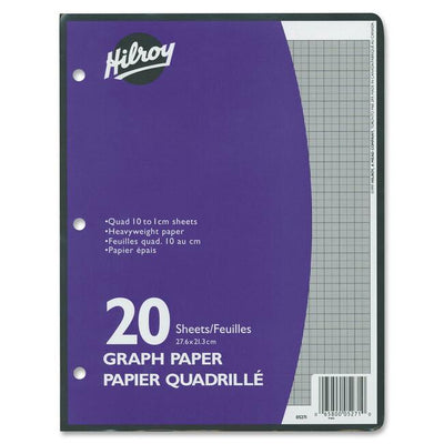 Hilroy One-Sided Metric Quad Ruled Filler Paper (HLR05271)