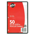 Hilroy 7 mm 3-Hole Punched Ruled Filler Paper (HLR05851)