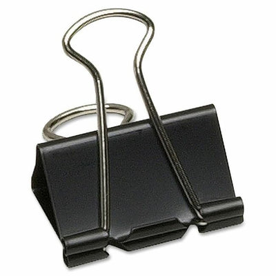 Acme Sure-Grip Triangular Fold Back Binder Clip 1 1/4" wide (5/8" capacity) (ACM11212)