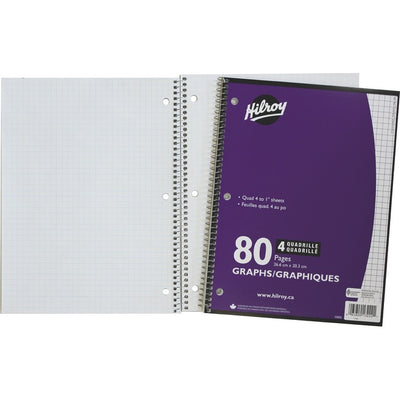 Hilroy 4:1 Executive Coil One Subject Notebook (HLR13222)