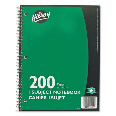 Hilroy Executive Coil One Subject Notebook (HLR13224)