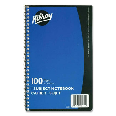 Hilroy Executive Coil One Subject Notebook (HLR13401)