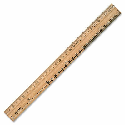 Acme United Metal Edge Double Bevel School Ruler (ACM18930)
