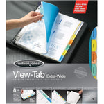Wilson Jones Enviro Plus View-Tab Extra Wide Transparent Index Dividers (WLJ55070)