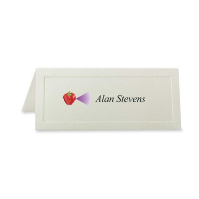 St. James&reg; Overtures&reg; Traditional Embossed Place Cards, Ivory, Pack of 60, 71414 (FST71414)
