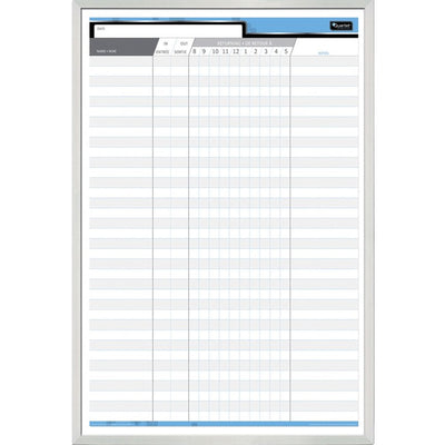 Quartet Bilingual Personnel Dry-Erase Board (QRT72029)