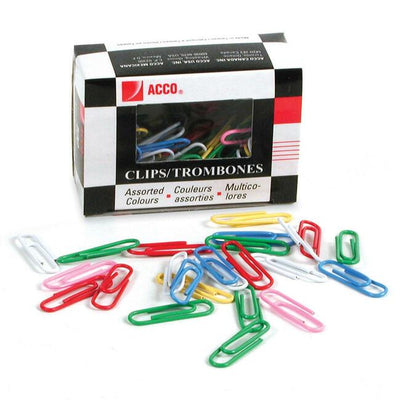 ACCO Vinyl Coated Color Paper Clip (ACC72524)