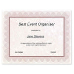 St. James&reg; Certificates, 24 lb Paper, Regent Red w/ Gold Seals, Pack of 25, 83409 (FST83409)