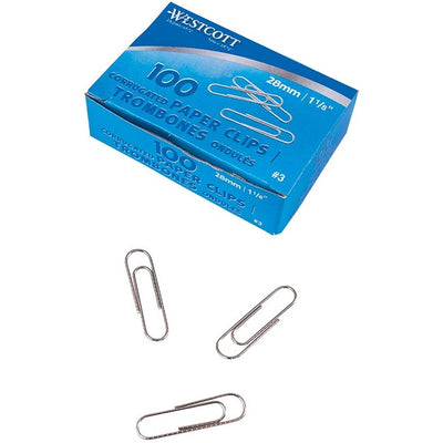 PAPER CLIP NICK. PLT. 1-1/8" (28mm) CORR (ACM90834)