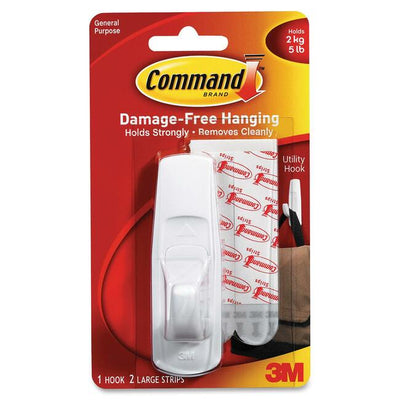 3M Reusable Command Adhesive Strip Hook (MMM17003C)