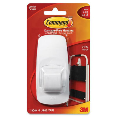3M Reusable Command Adhesive Strip Hook (MMM17004C)