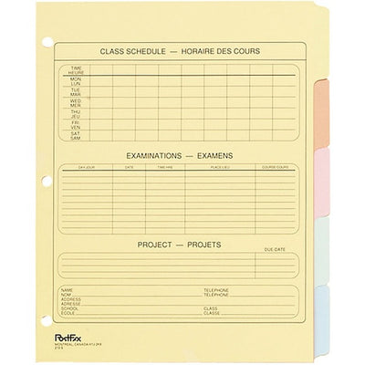 Oxford Plain Tab Index Divider (OXF213-S)