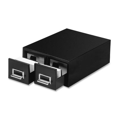 CARD FILE CAB 5x8 DBL DRWR BLK (MMF263F5816DB)