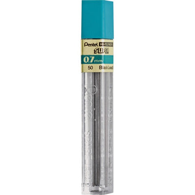 Super Hi-Polymer Lead Refill (0.7mm), 2B, 12 Leads per Tube (PEN50-2B)