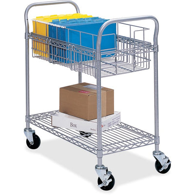 Safco Wire Mail Cart (SAF5235GR)