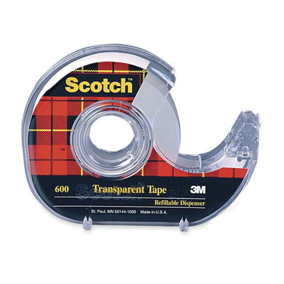 3M Scotch Cellulose Transparent Tape (MMM600-18PP)