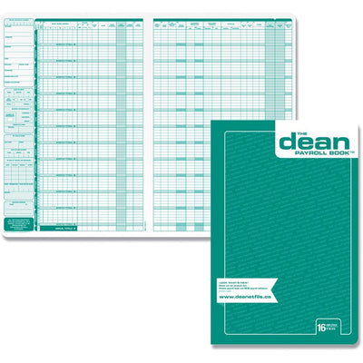 Dean & Fils Sixteen Employees Payroll Book (DET80-016)