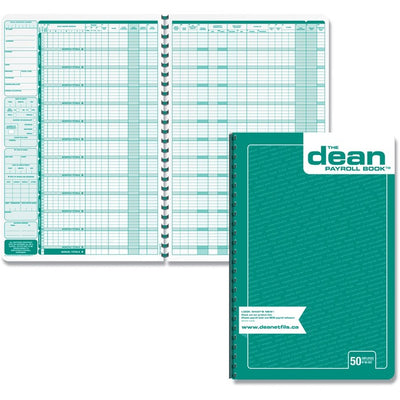 Dean & Fils Fifty Employees Payroll Book (DET80-050)