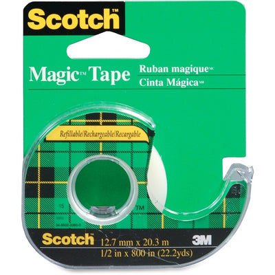 3M Scotch Magic Transparent Tape (MMM810P-12M33)