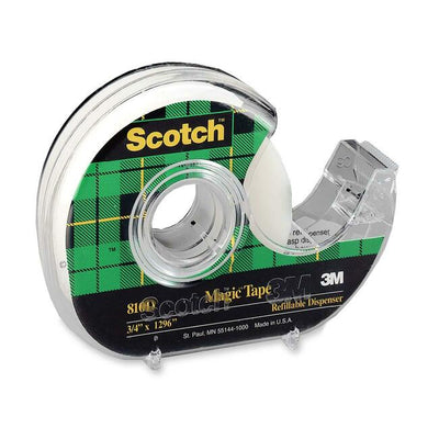 3M Scotch Magic Transparent Tape (MMM810-18PP)