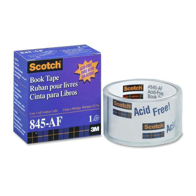 3M Scotch Transparent Book Tape (MMM845-48M15)