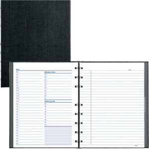 Blueline NotePro And Graphics Notebook, 7 7/16" x 9 1/2" , Black (BLIA29C-81)