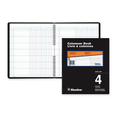 Blueline 767 Series Double Format Columnar Book (BLIA76704T)