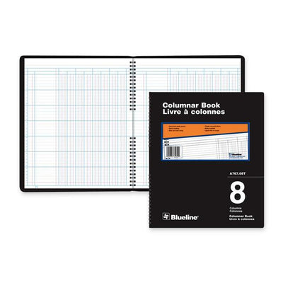 Blueline 767 Series Single Format Columnar Book (BLIA767-08T)