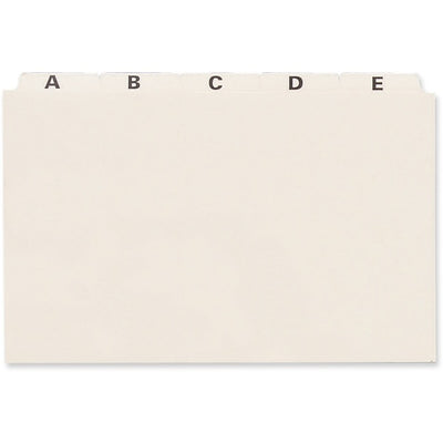 Oxford PlainTab Index Card File Guide (OXFB8525)