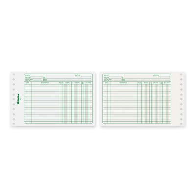 Blueline Bilingual Ledger Sheet (BLIBS55)