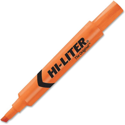 Avery&reg; Desk Style HI-LITER&reg;, Fluorescent Orange (AVEC83506)