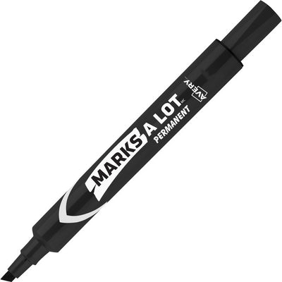 Avery&reg; Marks-A-Lot&reg; Permanent Chisel Tip Marker, Large (AVEC86211)
