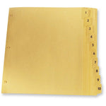 Oxford Laminated Tab Index Divider (OXFCR213-10B)