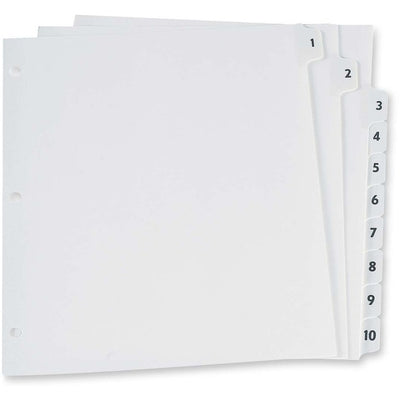 Oxford Preprinted Laminated Tab Index Divider (OXFCR213-10W)