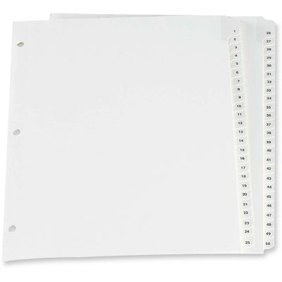 Oxford Preprinted Laminated Tab Index Divider (OXFCR213-50W)