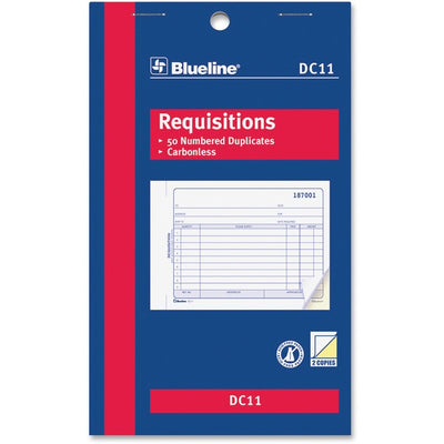 REQUISITN NCR 4.25x7 DUP*ENG (BLIDC11)