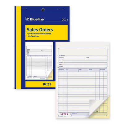 Blueline Sales Order Book (BLIDC21)