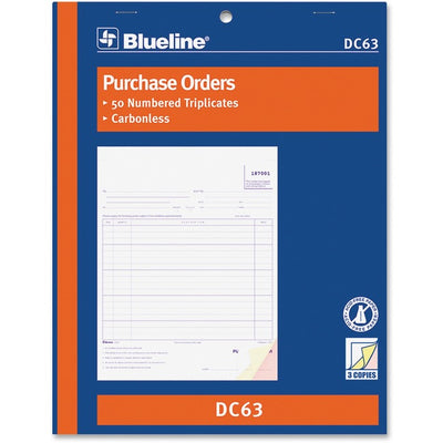 Blueline Purchase Order Form Book (BLIDC63)